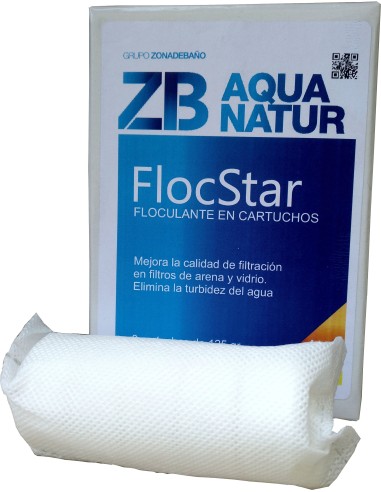 ZB AQUANATUR  FLOCSTAR CARTUCHOS 1 KG (8 x 125 g)