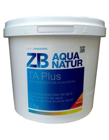 ZB AQUANATUR TA PLUS 6 KG (INCREMENTADOR ALCALINIDAD)