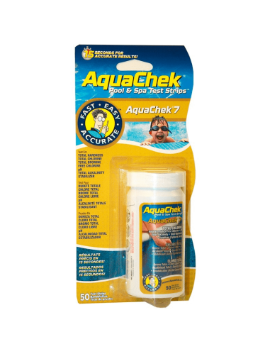 AQUACHECK 7 (Cl LIBRE+Cl/Br TOTAL+pH+ALC.+CYS+DUREZA)