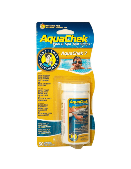AQUACHECK 7 (Cl LIBRE+Cl/Br TOTAL+pH+ALC.+CYS+DUREZA)